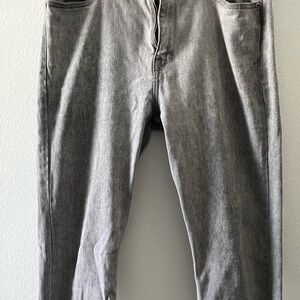BDG Men's Washed Gray Slim Straight Jeans